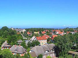 Panorama über Wustrow Fischland